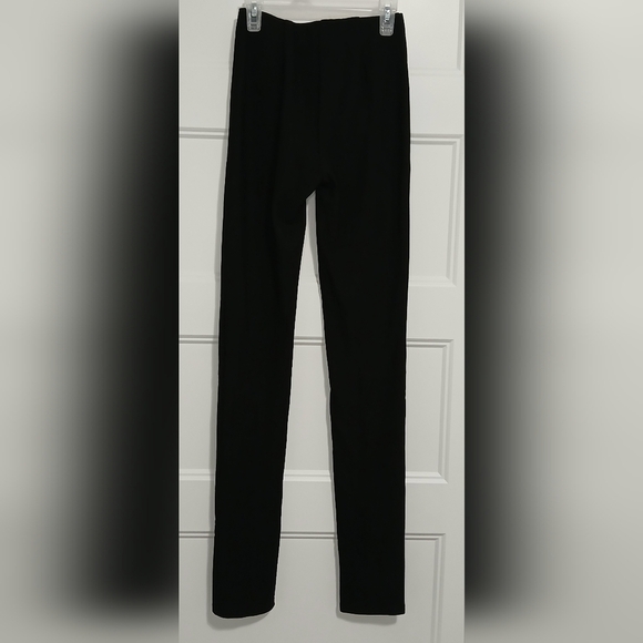 🛍 Adika Luxe Front-Slit Pants Black Sz: XS NWT - Picture 4 of 9